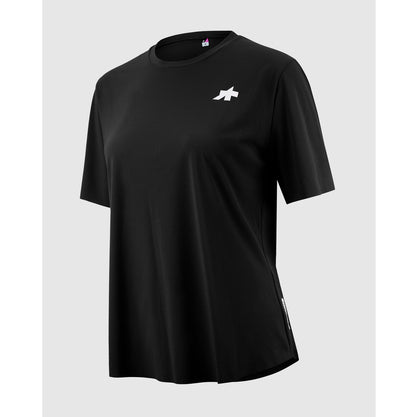 Shirt ASSOS TACTICA POST RIDE T5 Korte Mouwen Dames Zwart