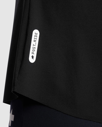 Shirt ASSOS TACTICA POST RIDE T5 Korte Mouwen Dames Zwart