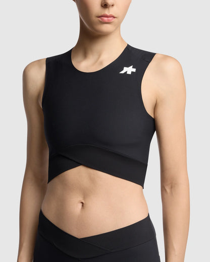 Mouwloos shirt ASSOS TACTICA POST RIDE T5 Dames Zwart