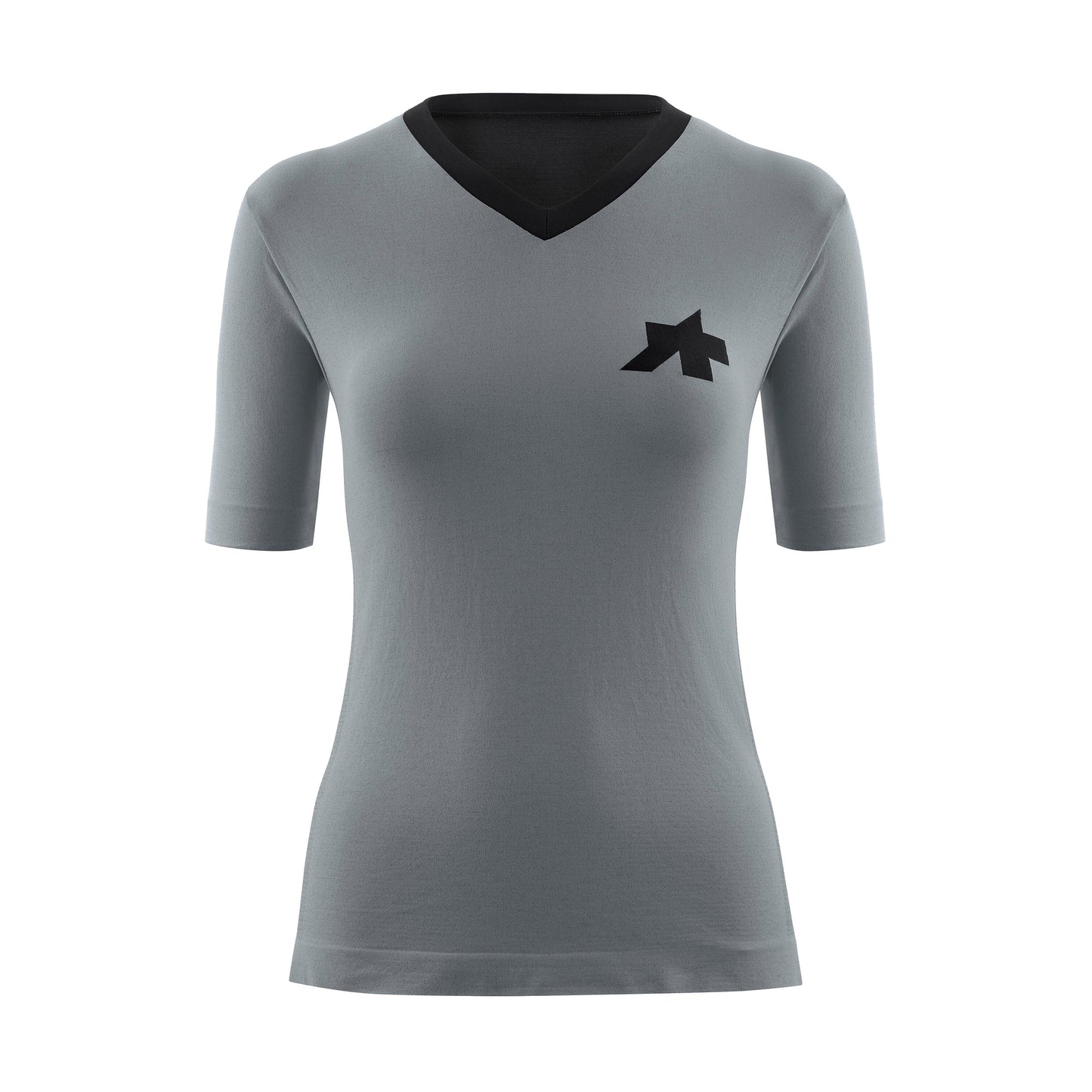 ASSOS TACTICA TECH T5 damesfietsshirt met korte mouwen, grijs