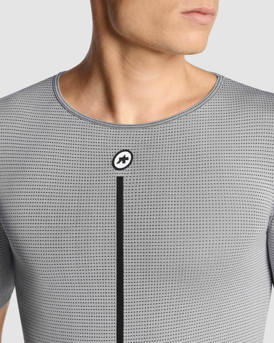 ASSOS NS SKIN LAYER P1 Korte Mouw Ondergoed Grijs