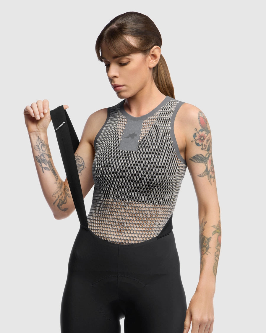 Sous Vêtement ASSOS EQUPE NS SKIN P1 Sans Manches Gris