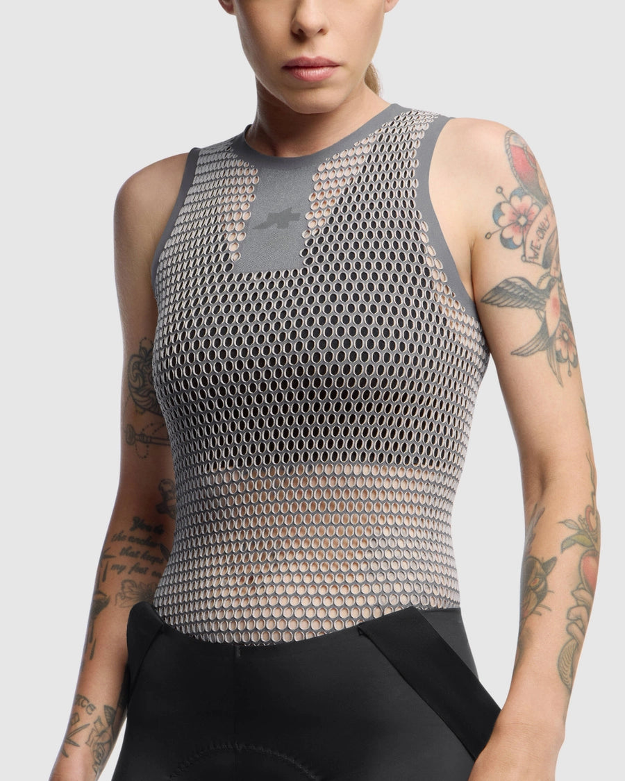 Sous Vêtement ASSOS EQUPE NS SKIN P1 Sans Manches Gris