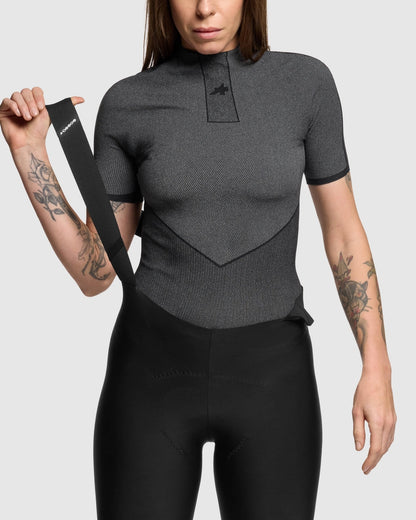 ASSOS EQUIPE SPRING FALL P1 Ondershirt met Korte Mouwen Zwart