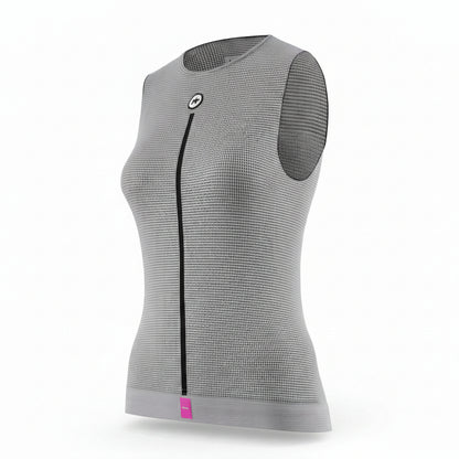 Ondergoed ASSOS NS SKIN LAYER P1 Mouwloos Dames Grijs