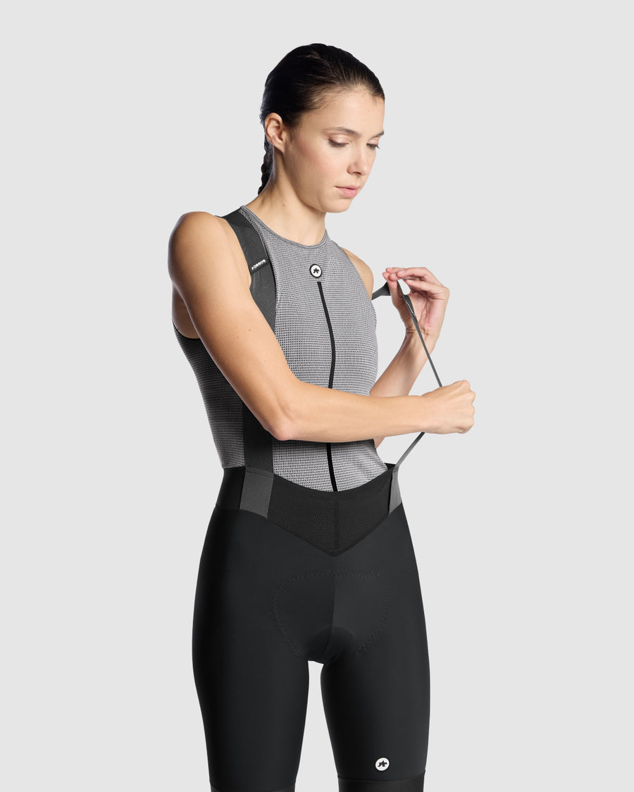 ASSOS NS SKIN LAYER P1 mouwloos ondergoed voor dames, grijs