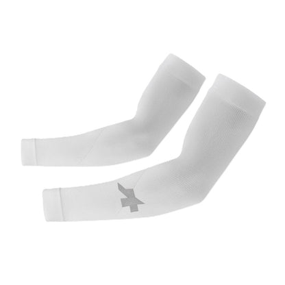 Manchettes ASSOS SUMMER ARM UV PROTECTOR P1 Blanc