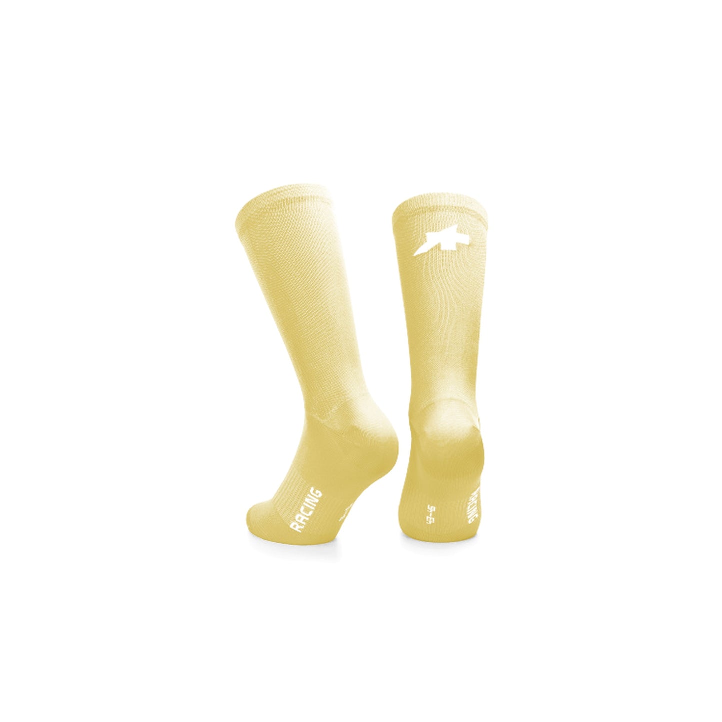 ASSOS RACING S11-sokken in Mystic Yellow