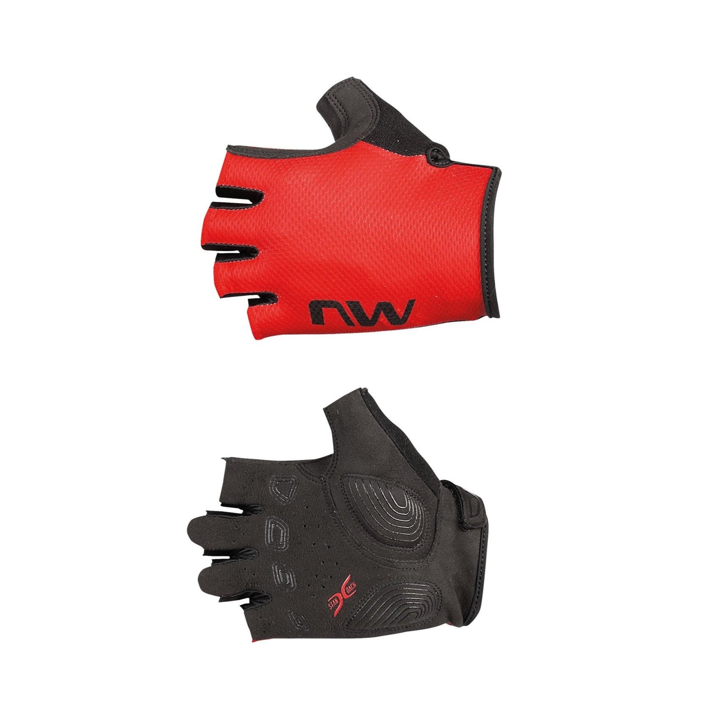 Gants Courts NORTHWAVE ACTIVE Rouge