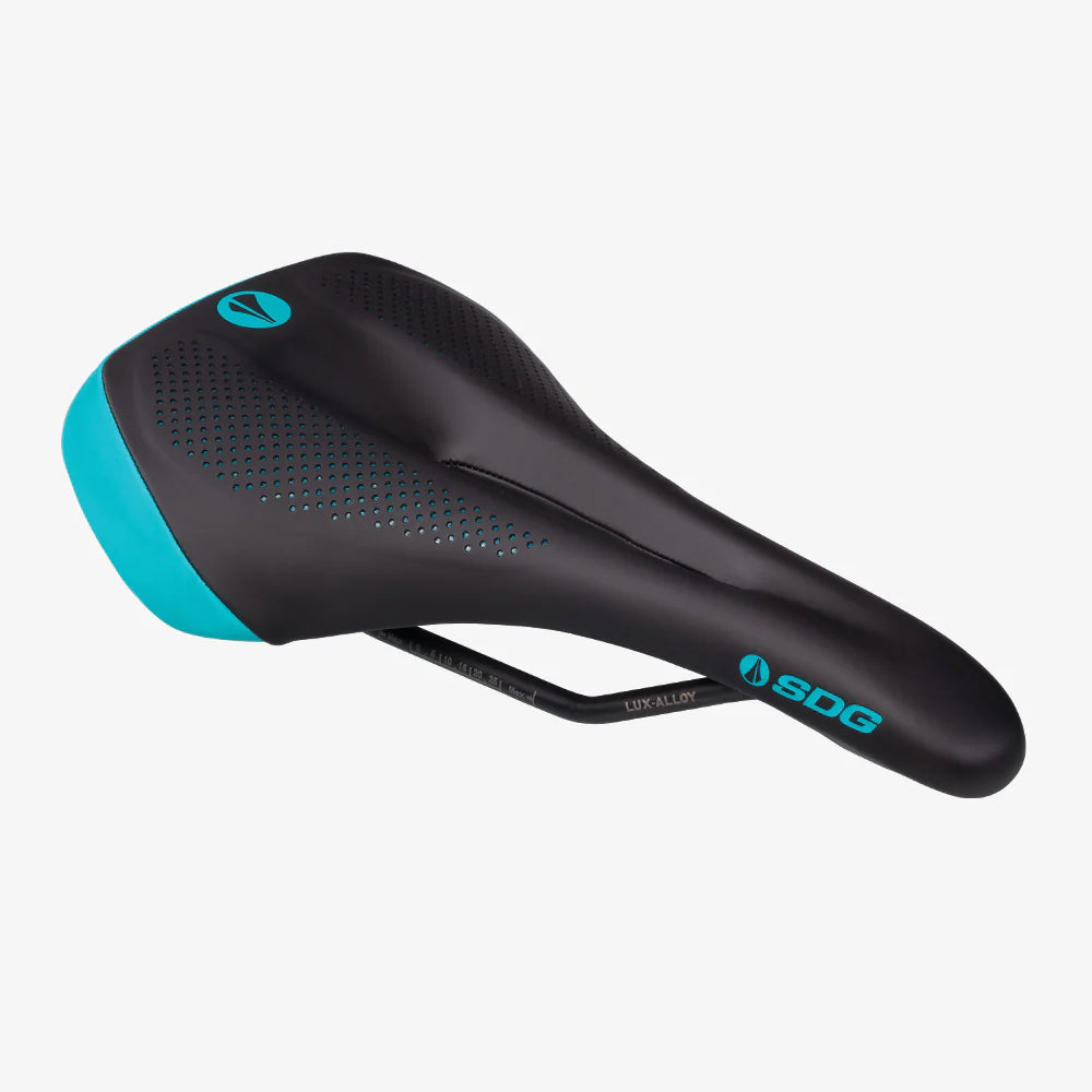 SDG ALLURE V2 Zadel - Lux-Alloy Zwart/Turquoise