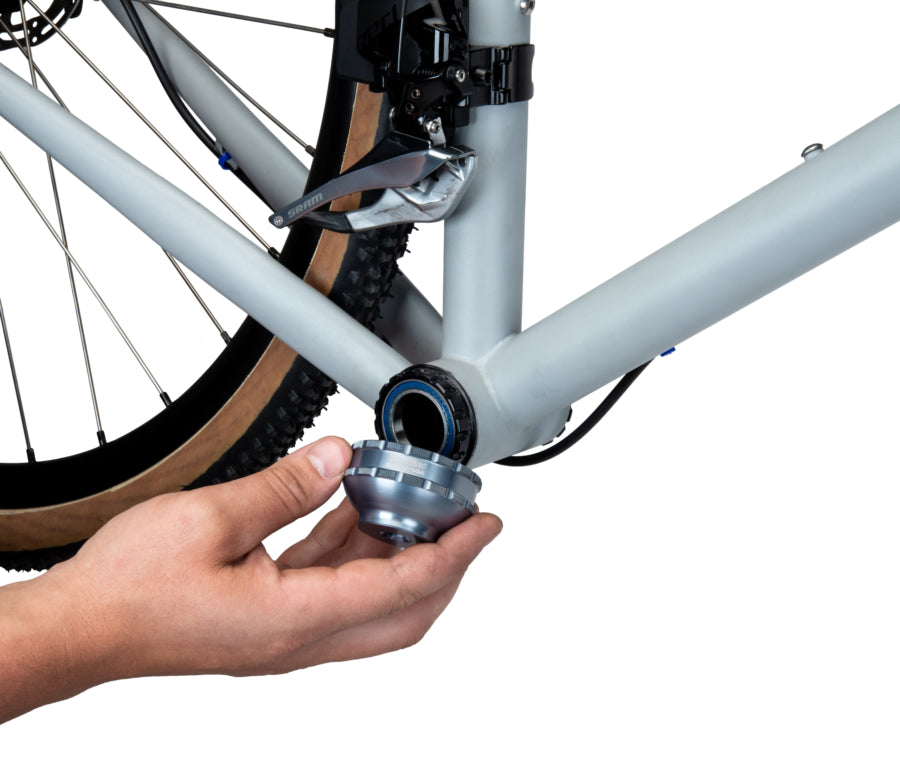 Park Tool BBT-27.3 passend op een buitenste trapascup