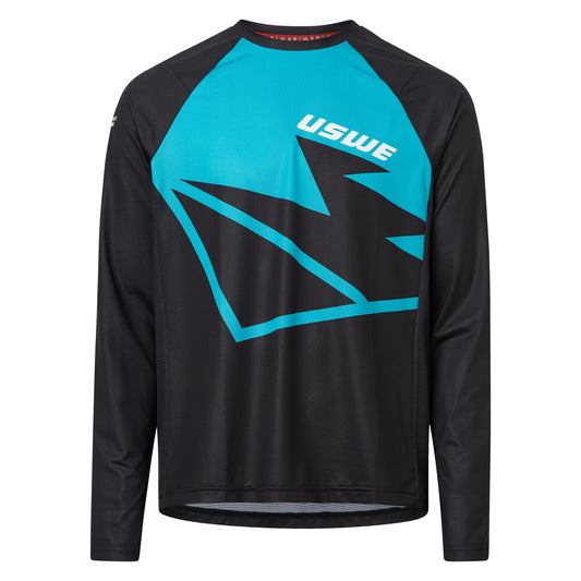 Maillot USWE BERG MTB Manches Longues Noir/Bleu