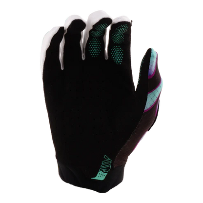 Gants TROY LEE DESIGNS AIR OVERSPRAY Noir/Real Teal