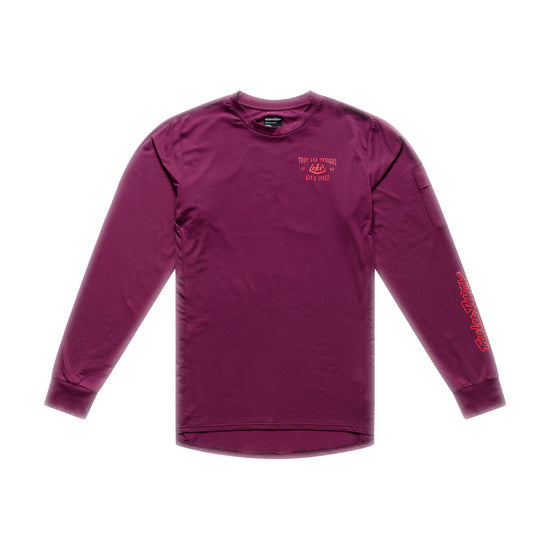 Maillot TROY LEE DESIGNS RUCKUS RIDE LOCKDOWN Manches Longues Sangria
