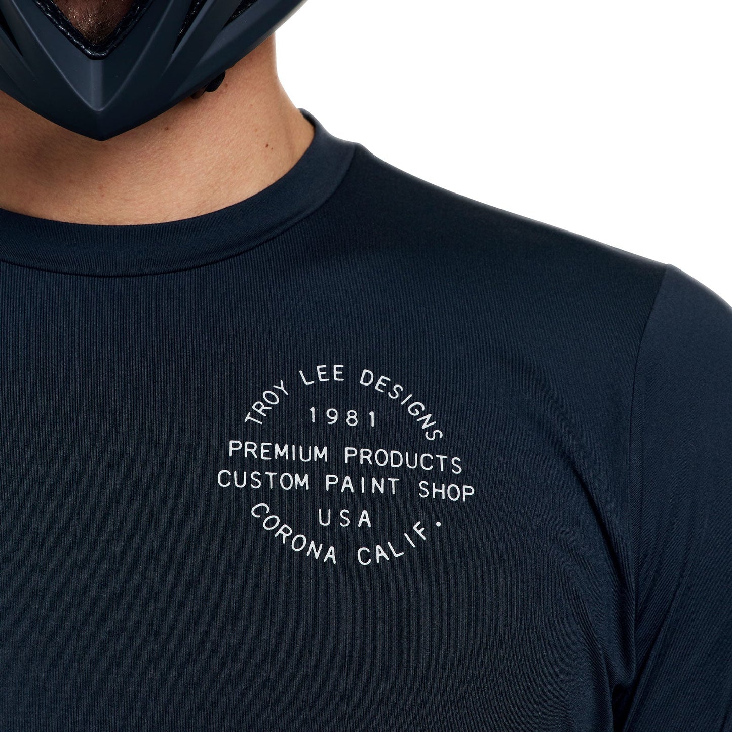 TROY LEE DESIGNS RUCKUS RIDE PRESSED lange mouwen Carbon Jersey