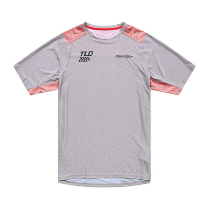Shirt TROY LEE DESIGNS SKYLINE PRO AIR RIDGELINE Korte Mouwen Stone