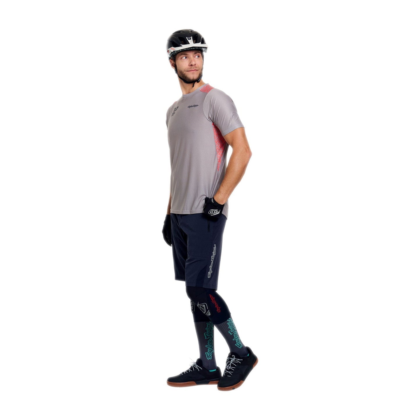 TROY LEE DESIGNS SKYLINE PRO AIR RIDGELINE Trui met korte mouwen Stone