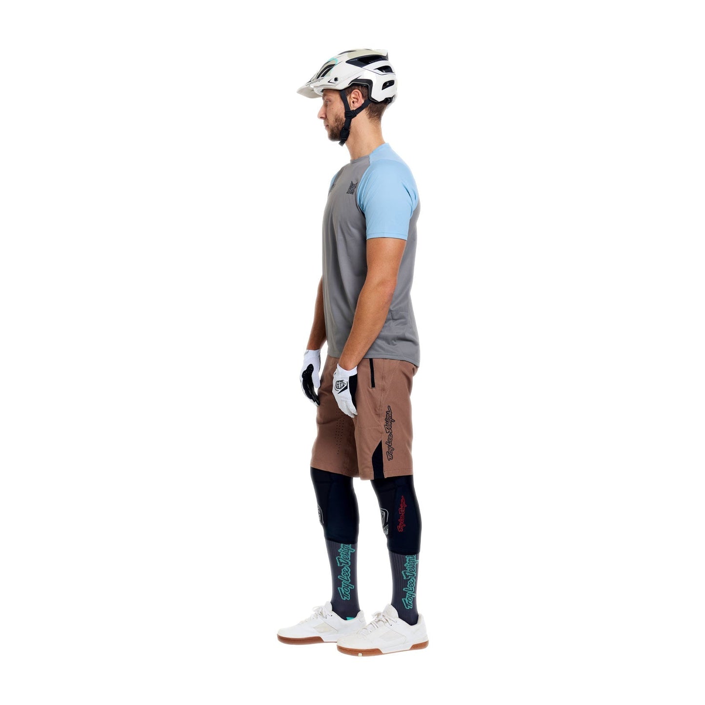 TROY LEE DESIGNS SKYLINE PRO FANGS ARMY Korte Mouw Jersey Khaki