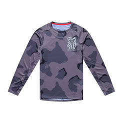 TROY LEE DESIGNS SKYLINE PRO FLOW CAMO Jersey Lange Mouw Koolstof