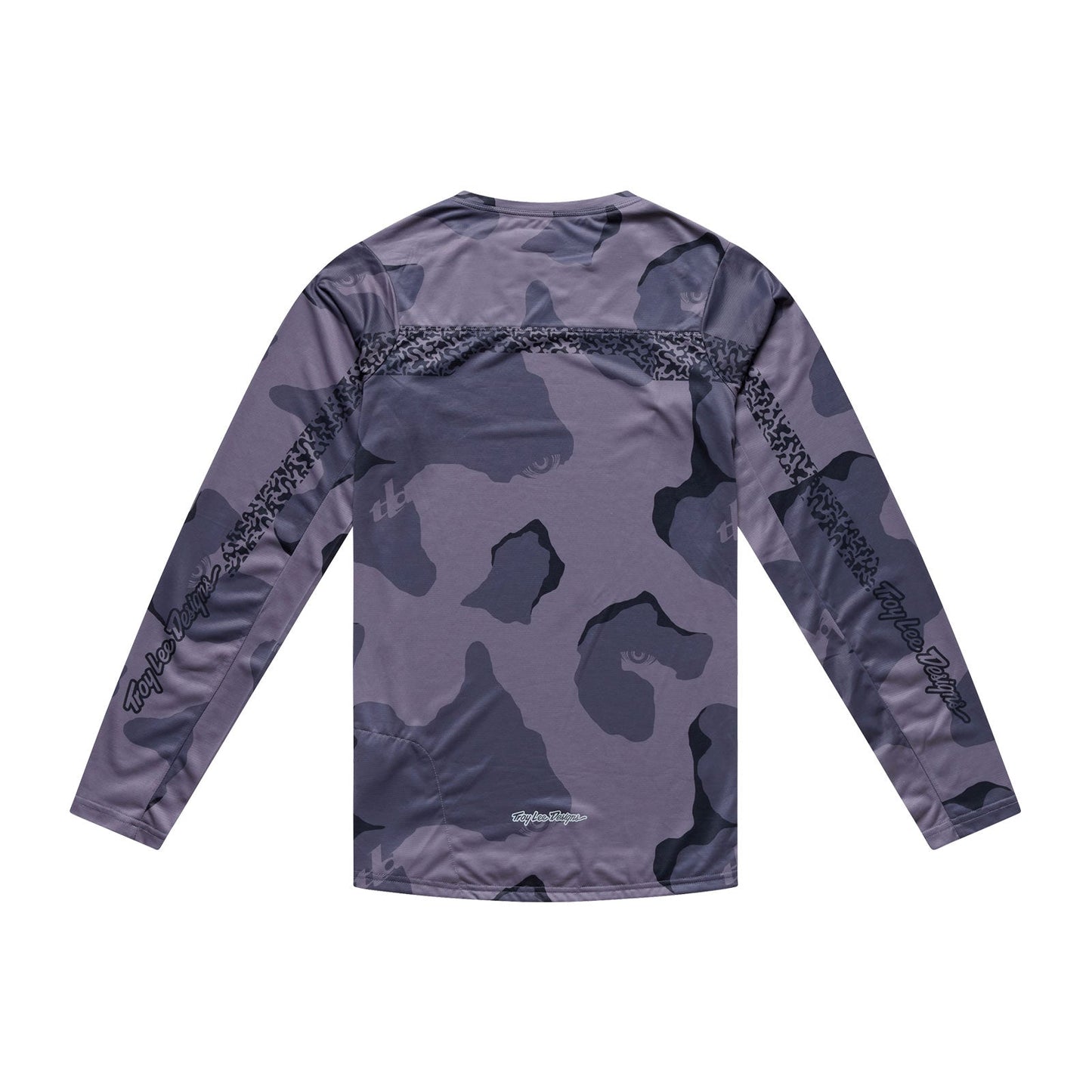 Maillot TROY LEE DESIGNS SKYLINE PRO FLOW CAMO Manches Longues Carbon