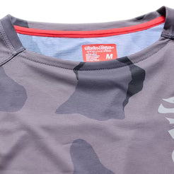TROY LEE DESIGNS SKYLINE PRO FLOW CAMO Jersey Lange Mouw Koolstof