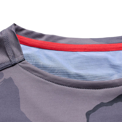 Maillot TROY LEE DESIGNS SKYLINE PRO FLOW CAMO Manches Courtes Carbon