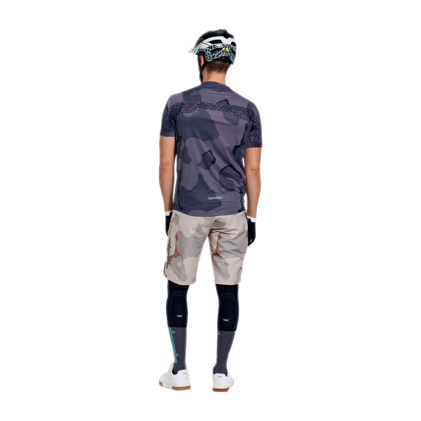 TROY LEE DESIGNS SKYLINE PRO FLOW CAMO Korte mouwen Jersey Koolstof