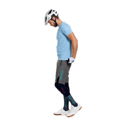 Shirt TROY LEE DESIGNS SKYLINE PRO MONO Korte Mouwen Blauw
