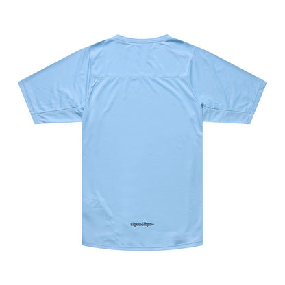 Shirt TROY LEE DESIGNS SKYLINE PRO MONO Korte Mouwen Blauw