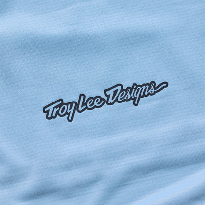 Shirt TROY LEE DESIGNS SKYLINE PRO MONO Korte Mouwen Blauw