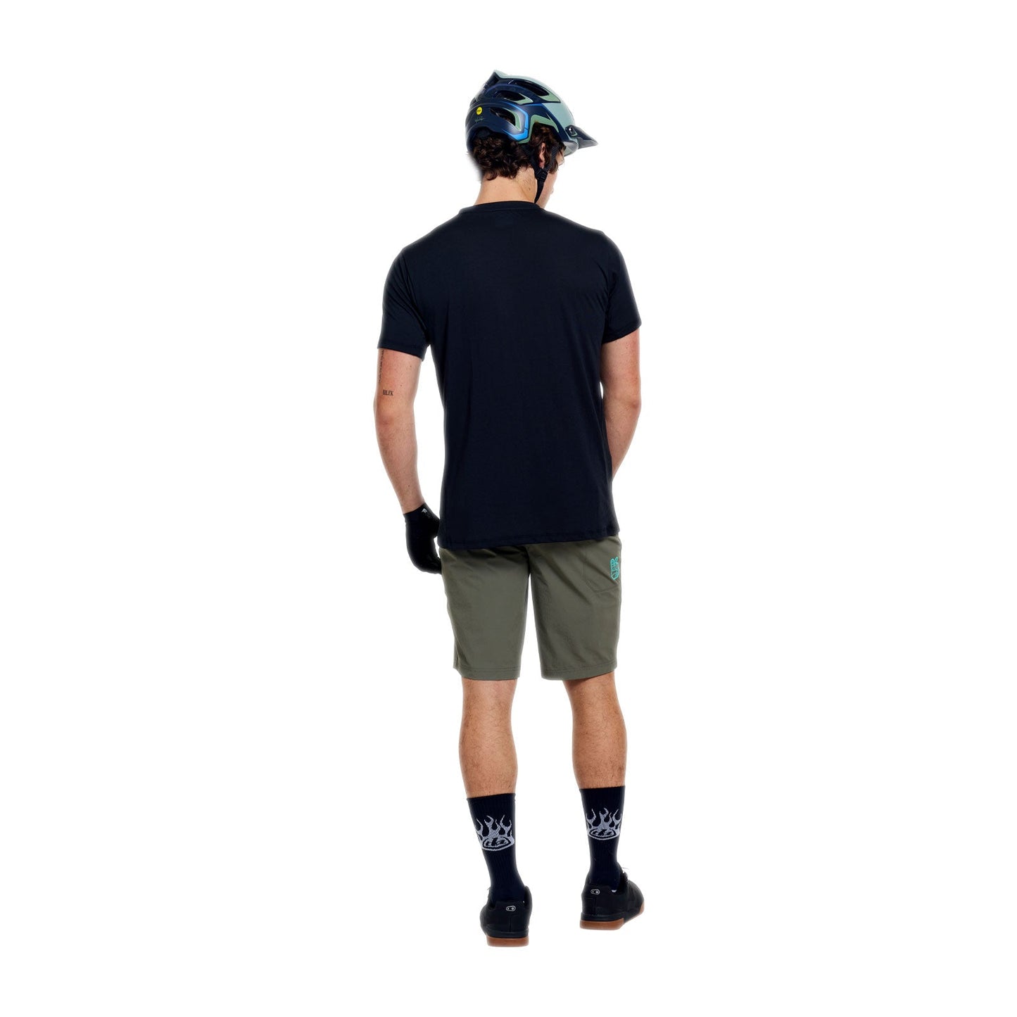 TROY LEE DESIGNS SKYLINE TRAIL Korte broek met voering Mono Khaki