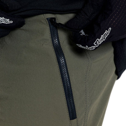 Short TROY LEE DESIGNS SKYLINE TRAIL avec Liner Mono Kaki