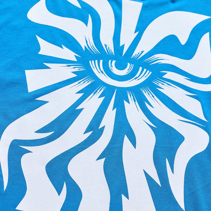 Maillot TROY LEE DESIGNS SKYLINE RIDE ONE EYE AERO Manches Longues Bleu