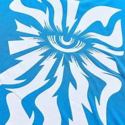 Maillot TROY LEE DESIGNS SKYLINE RIDE ONE EYE AERO Manches Courtes Bleu