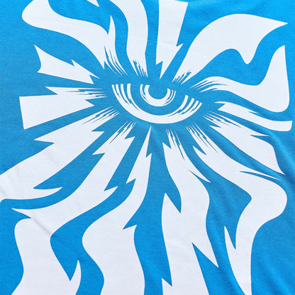 Maillot TROY LEE DESIGNS SKYLINE RIDE ONE EYE AERO Manches Courtes Bleu