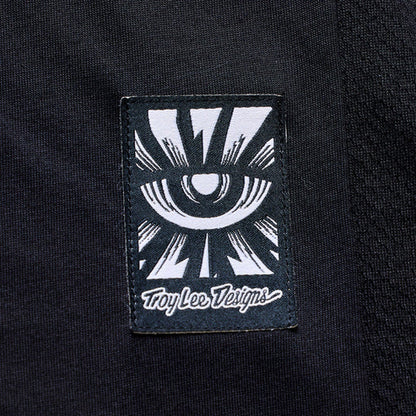 Shirt TROY LEE DESIGNS SKYLINE RIDE SIGNATURE Korte Mouwen Zwart/Turquoise