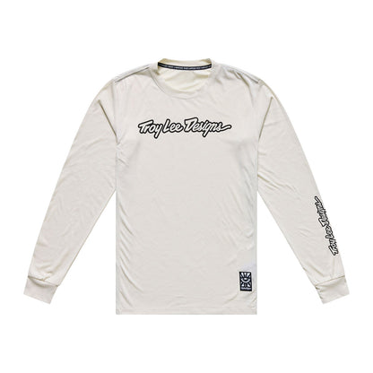 Maillot TROY LEE DESIGNS SKYLINE RIDE SIGNATURE Manches Longues Pumice