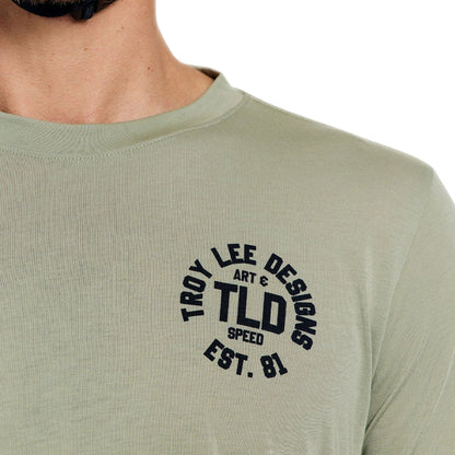 Maillot TROY LEE DESIGNS SKYLINE RIDE STAMPS Manches Longues Sage