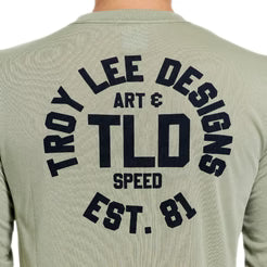 TROY LEE DESIGNSSKYLINE RIDE STAMPS Lange Mouw Jersey Sage