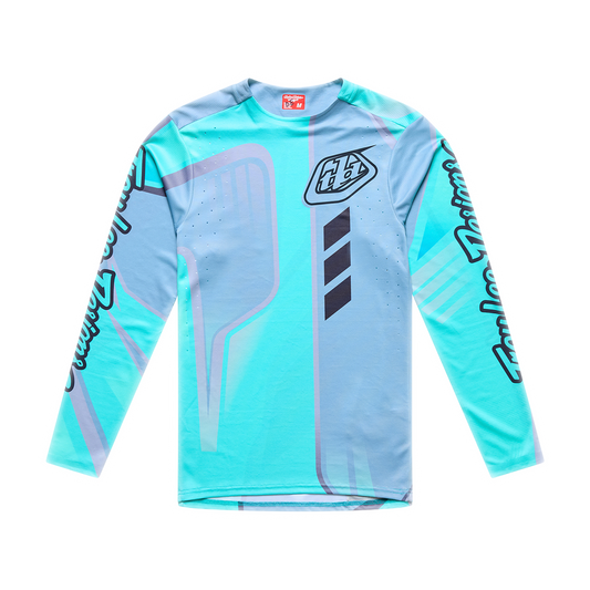 Maillot TROY LEE DESIGNS SPRINT PRO LOWRIDER Manches Longues Bleu