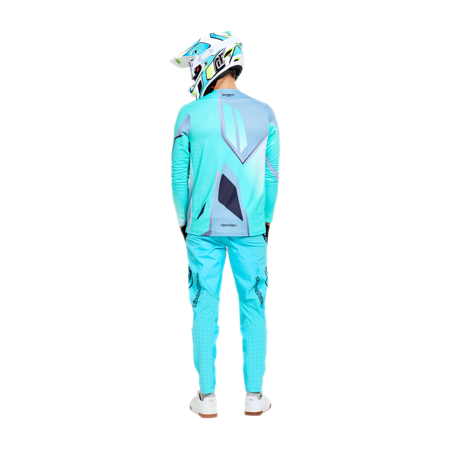 Maillot TROY LEE DESIGNS SPRINT PRO LOWRIDER Manches Longues Bleu