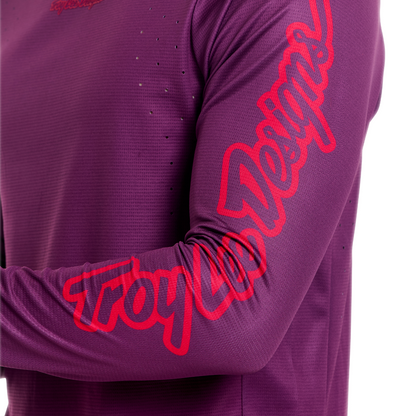 Shirt TROY LEE DESIGNS SPRINT PRO MONO Lange Mouwen Sangria