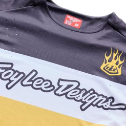 TROY LEE DESIGNS SPRINT PRO YO MOTO Lange Mouw Jersey Zwart/Geel
