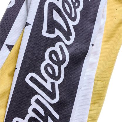 Shirt TROY LEE DESIGNS SPRINT PRO YO MOTO Lange Mouwen Zwart/Geel