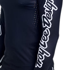 Maillot TROY LEE DESIGNS SPRINT ULTRA MONO Manches Longues Noir