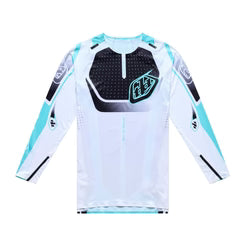 Maillot TROY LEE DESIGNS SPRINT ULTRA PROTON Manches Longues Blanc/Bleu