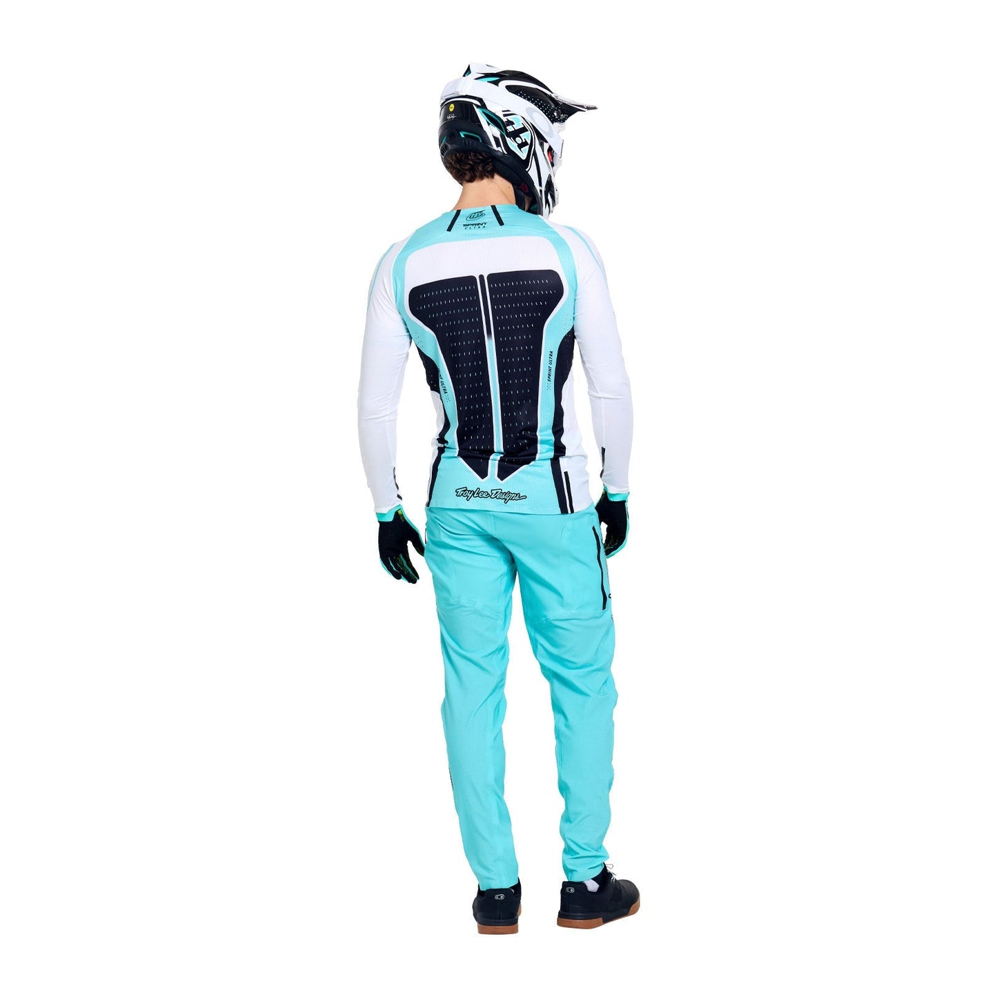 Maillot TROY LEE DESIGNS SPRINT ULTRA PROTON Manches Longues Blanc/Bleu