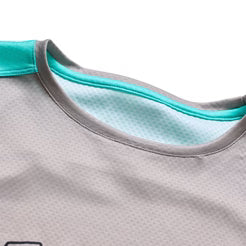 Maillot TROY LEE DESIGNS STAGE SIGNATURE Manches Courtes Gris/Bleu