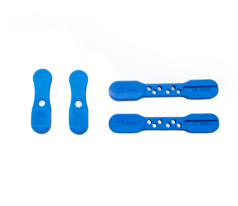 Park Tool BKD-1.2: detail van de ontluchtingsblokken en adapters