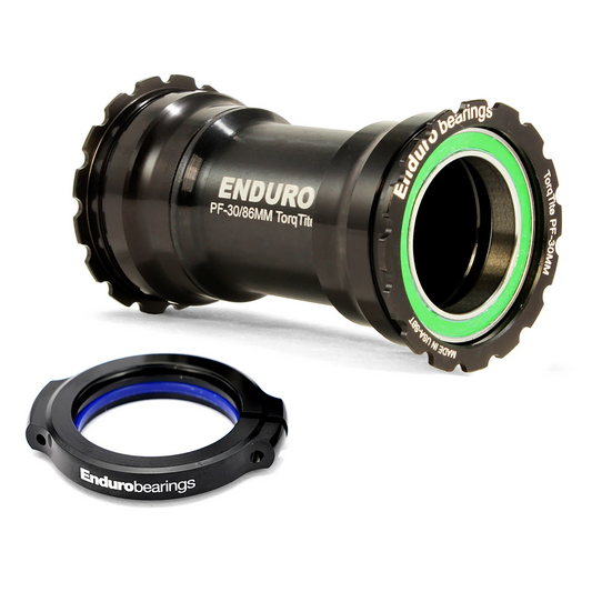 Boitier de Pédalier ENDURO BEARINGS TORQTITE BB386 Axe 30mm - XD-15 Pro Céramique Noir